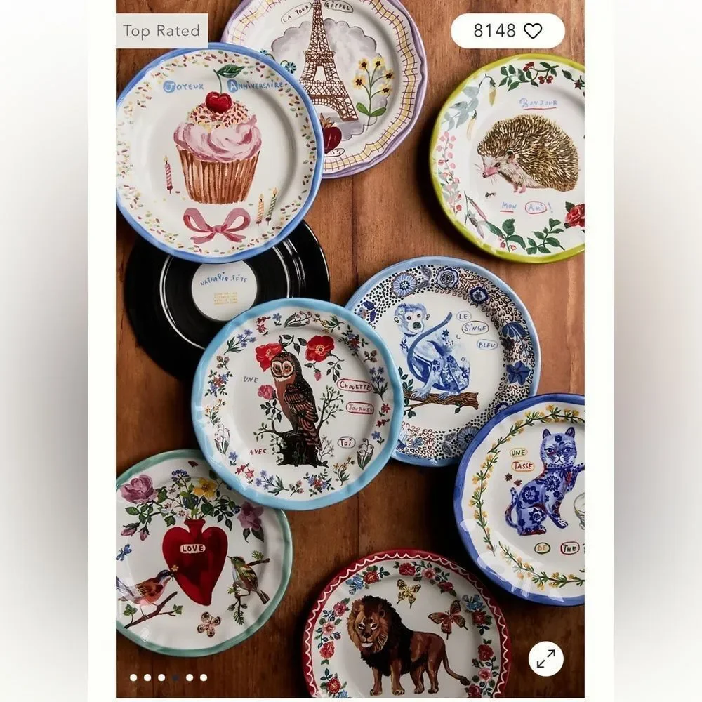 Anthropologie Nathalie Lete Heritage Dinner Plate